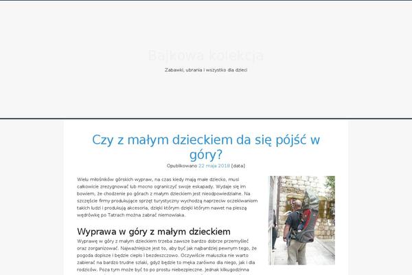 WordPress website example screenshot