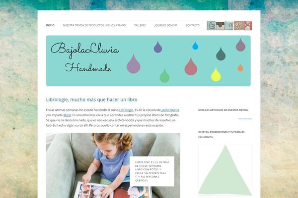 Twenty Twelve theme site design template sample