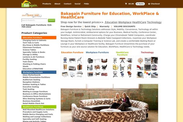 bakagain.com site used Bakagain-child