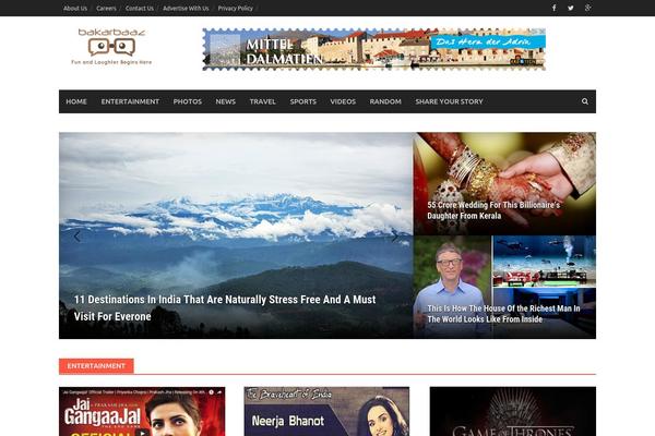 Site using Super Socializer plugin