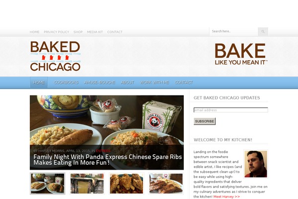 Foodpress theme site design template sample