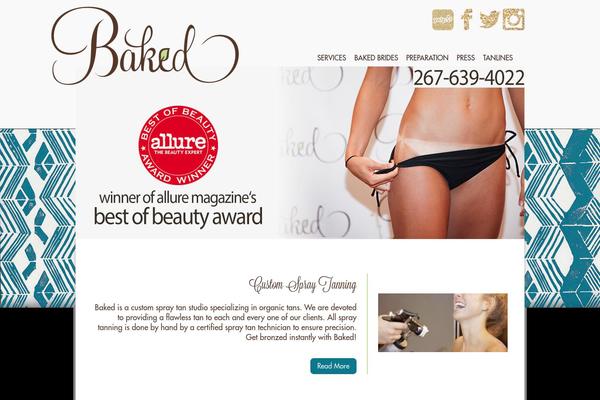 bakedtanning.com site used Baked_theme