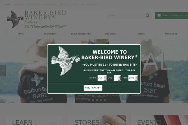 bakerbirdwinery.com site used Acoustic_v1.0.1