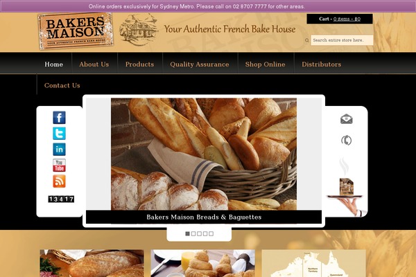 bakersmaison.com.au site used Theme1810