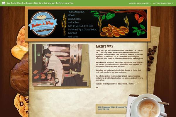 bakersway.com site used Bakerstheme