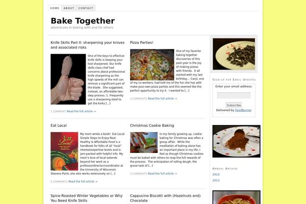 Thesis 1.8 theme site design template sample