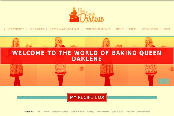bakingqueendarlene.com site used Hanna