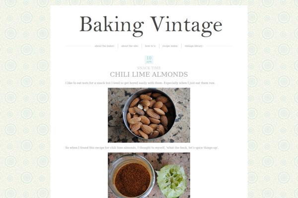 bakingvintage.com site used Blissful_blog