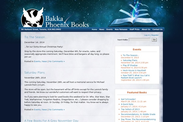 bakkaphoenixbooks.com site used Bakka