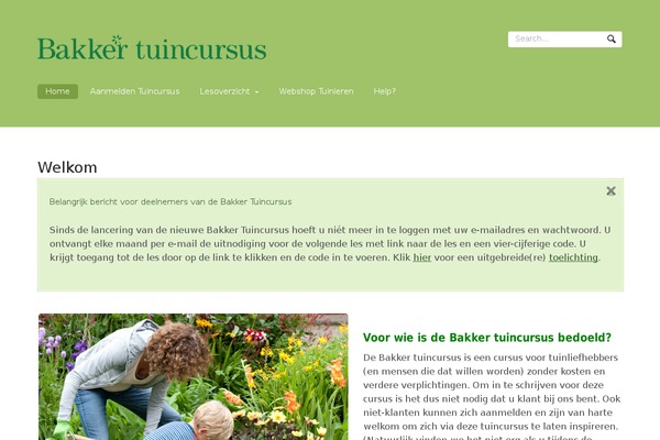 bakkertuincursus.nl site used Definition