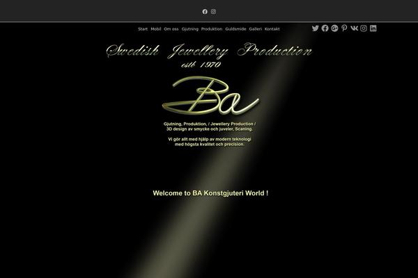 WordPress website example screenshot