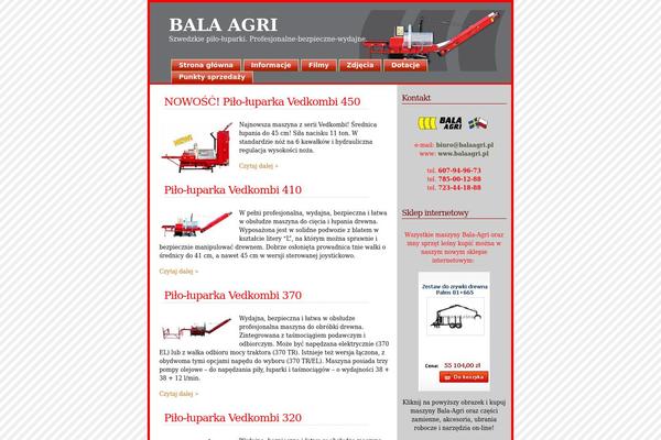 balaagri.pl site used Glossyblue-1-4-pl