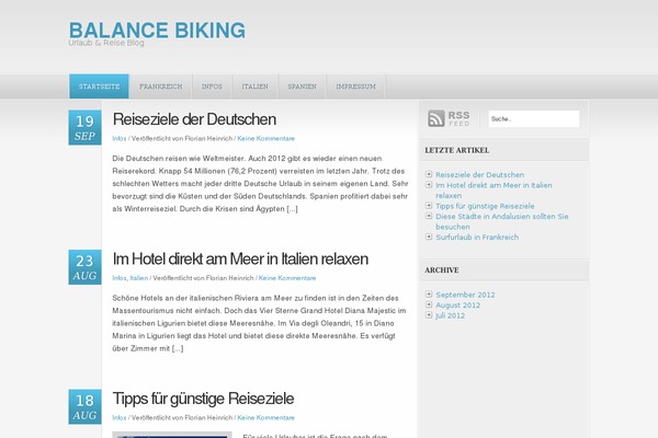 WordPress website example screenshot