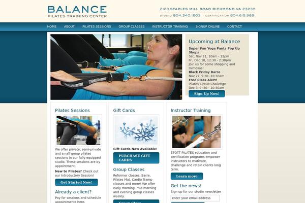 balance-pilates.com site used Pilatesrichmond