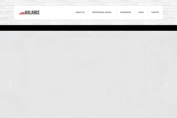 balanceevent.com site used Achromatic