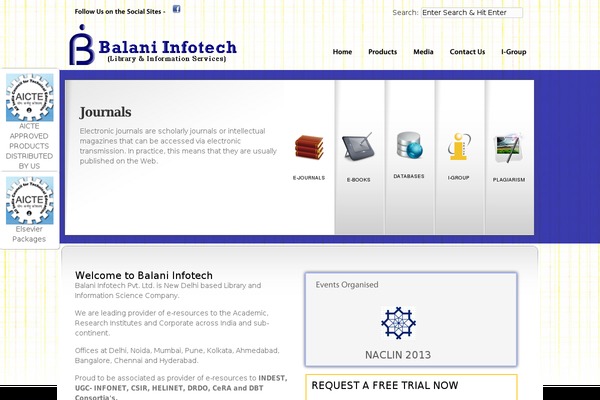 balaniinfotech.com site used Balani