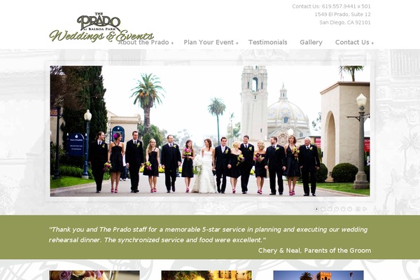 WordPress website example screenshot
