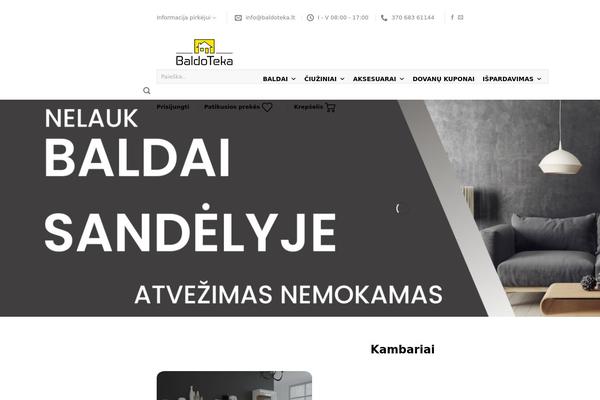 baldoteka.lt site used Devslate