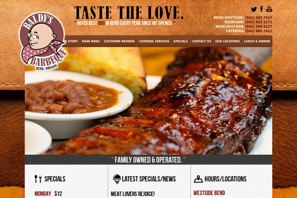 baldysbbq.com site used Baldysdirection