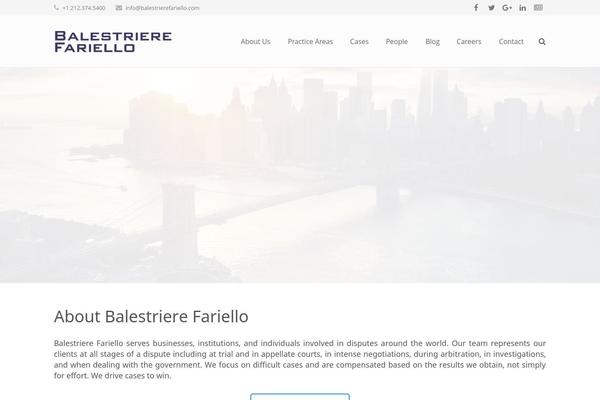Impreza theme site design template sample