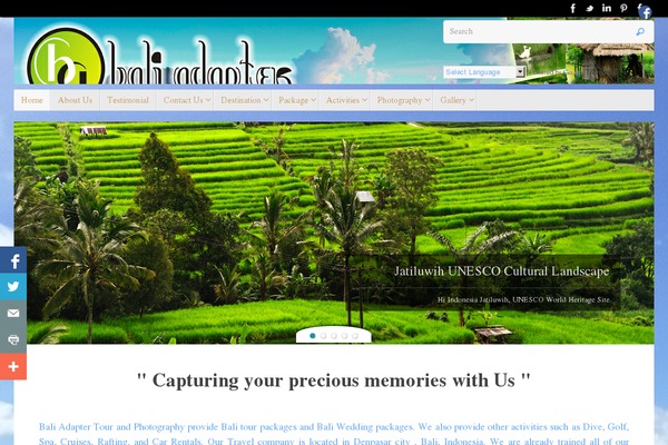 Tempera theme site design template sample
