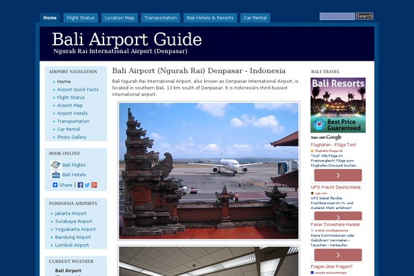 baliairport.com site used Eleven40-pro-airport