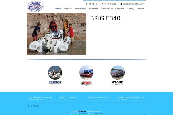 Bretheon theme site design template sample