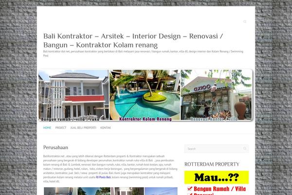 Attitude theme site design template sample