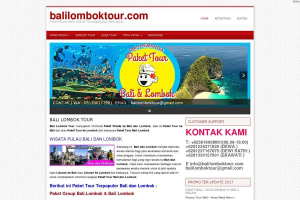 balilomboktour.com site used Tasting