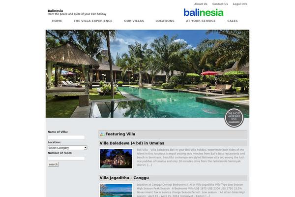 balinesia.com site used Balinesia