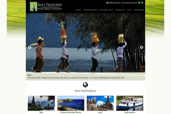 baliprofond.com site used Baliprofond