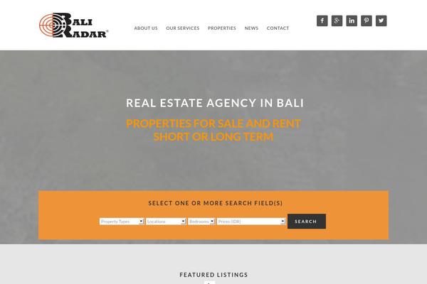 Winning Agent theme site design template sample