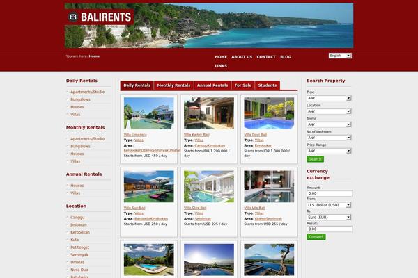 balirents.com site used Balirents