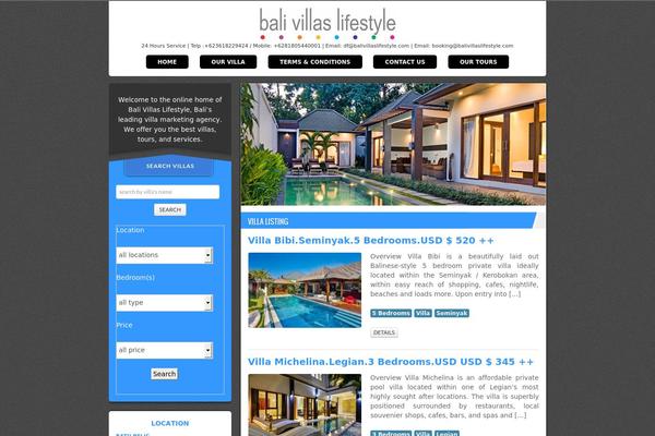 balivillaslifestyle.com site used Balivillalifestyle