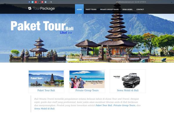 Tourpackage-v2-04 theme site design template sample