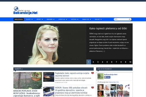 balkandzije.net site used News-one