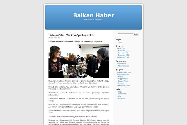 Default theme site design template sample
