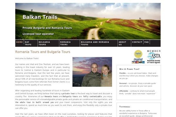 balkantrails.com site used Balkantrails