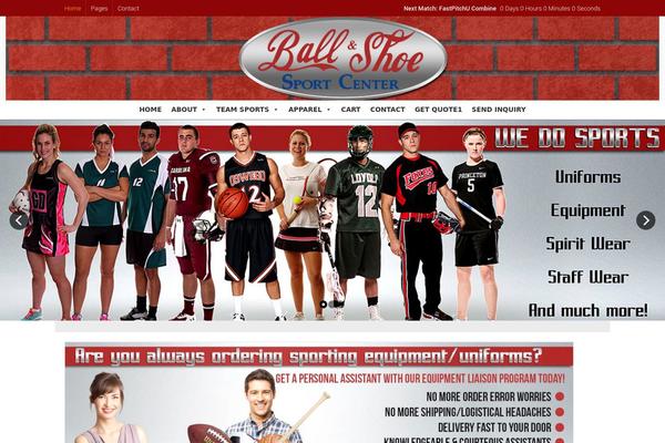 Sport theme site design template sample