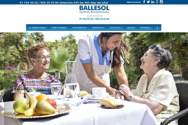 ballesol.es site used Ballesol