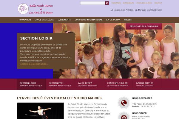 ballet-studio-marius.com site used Schoolfun