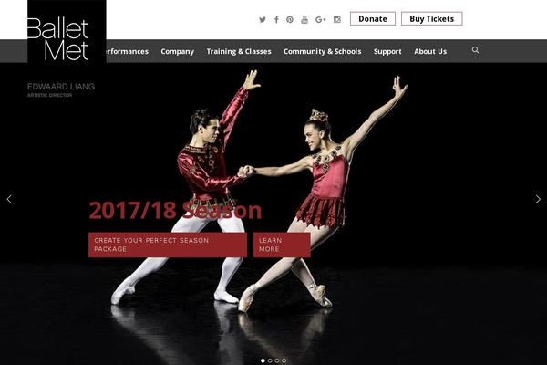 balletmet.org site used Balletmet