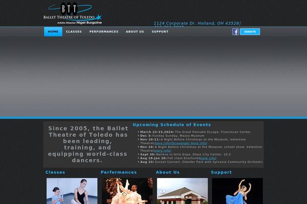 ballettheatreoftoledo.org site used Btot
