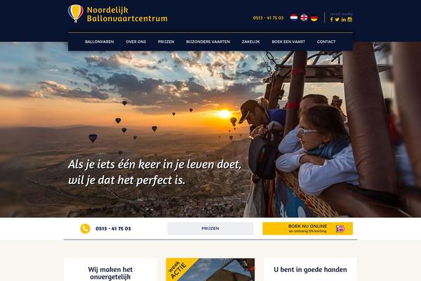 balloncentrum.nl site used Ballonvaart_redesign