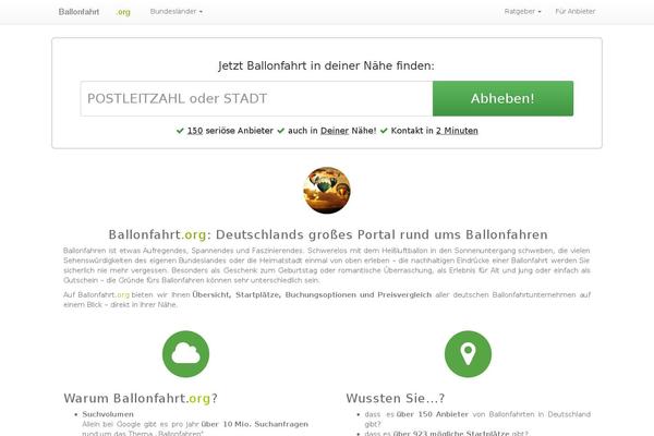 ballonfahrt.org site used Ballonfahrt