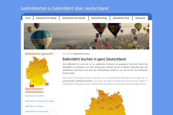 WordPress website example screenshot