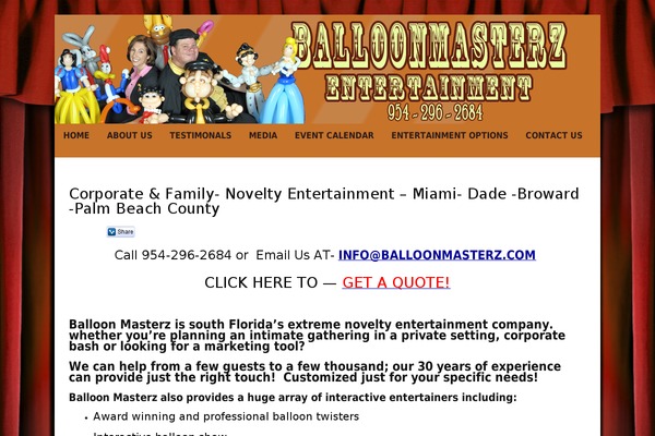 balloonmasterz.com site used Builder-coffee