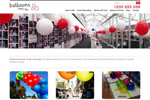 balloons.net.au site used Florial