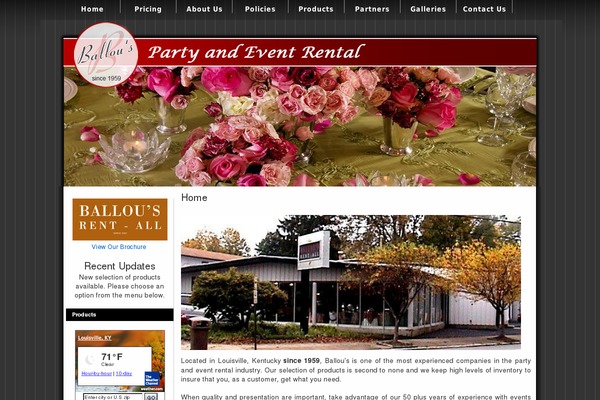 ballous.com site used Ballous
