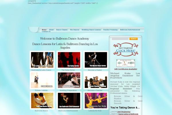 ballroomdanceacademy.com site used Yourblog-20-theme